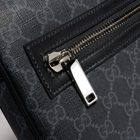 GG Black small messenger bag