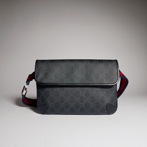 GG Black small belt bag