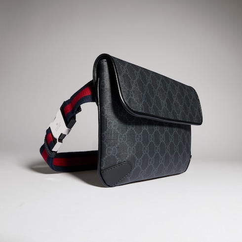 GG Black small belt bag