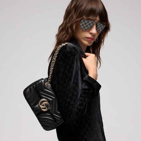 Borsa a spalla GG Marmont misura piccola