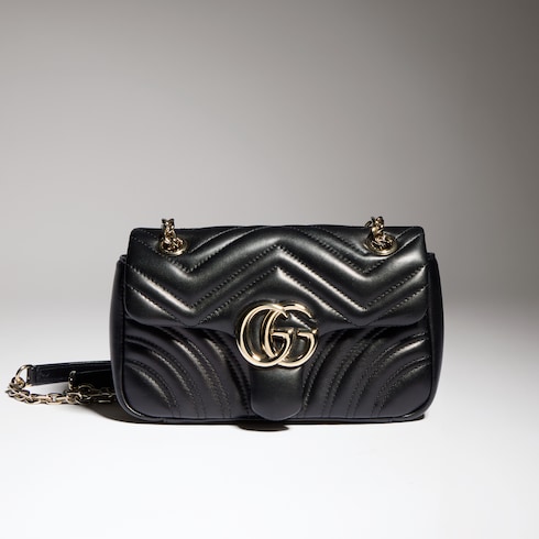 Bolso de hombro GG Marmont tamaño pequeño