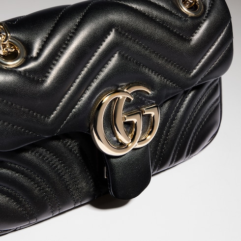 Borsa a spalla GG Marmont misura piccola