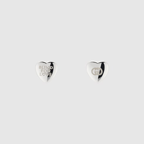 アクセサリー *GUCCI*/ logo foop earring /Ag925/No1542 Blind For Love stud earrings in 925 sterling silver | GUCCI® SG