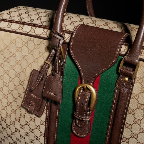饰织带大号软质旅行箱