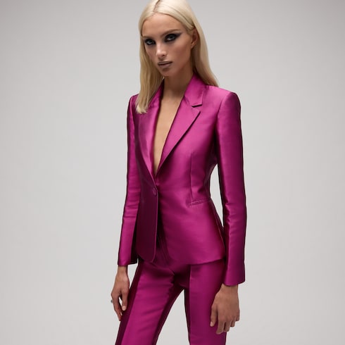 Mikado silk jacket