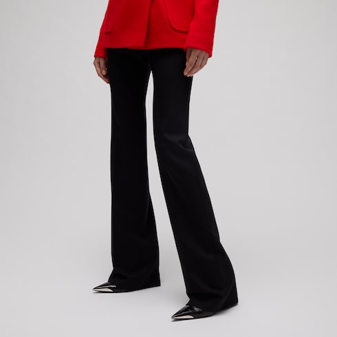 Pantalón de lana grain de poudre