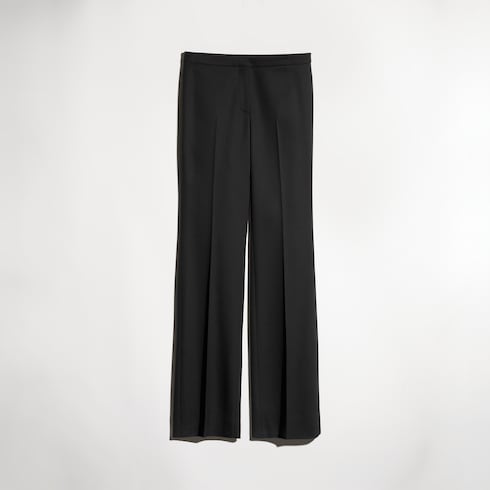 Pantalón de lana grain de poudre