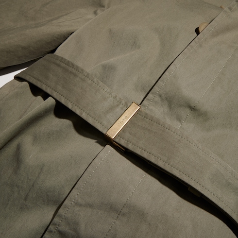Manteau en twill de coton compact