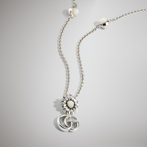 Collana con madreperla GG Marmont