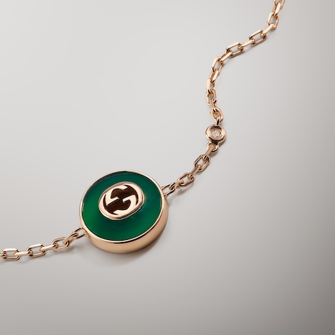 Bracelet chaîne 18 carats Gucci Interlocking