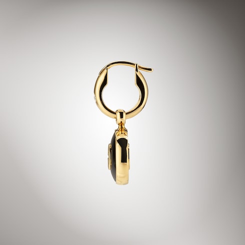 Gucci Interlocking 18k hoop earrings