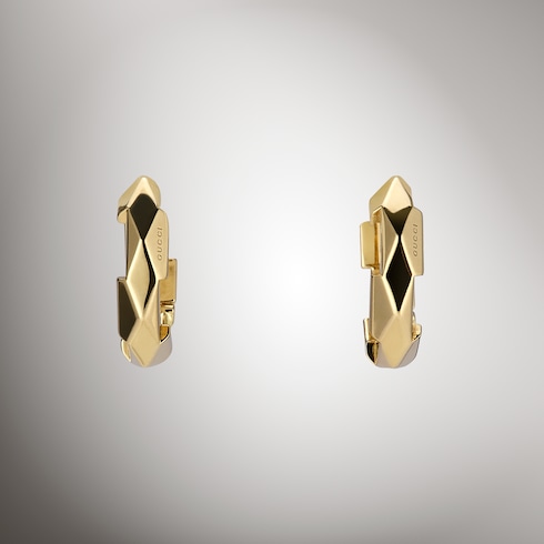 구찌 링크 투 러브 스터드 귀걸이 18k 골드