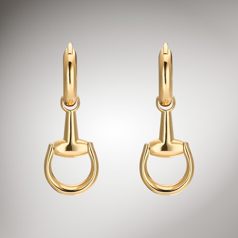 ホースビット〕18K ピアス ・18K イエローゴールド | GUCCI公式