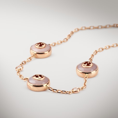 Bracciale a catena Gucci Interlocking oro 18k