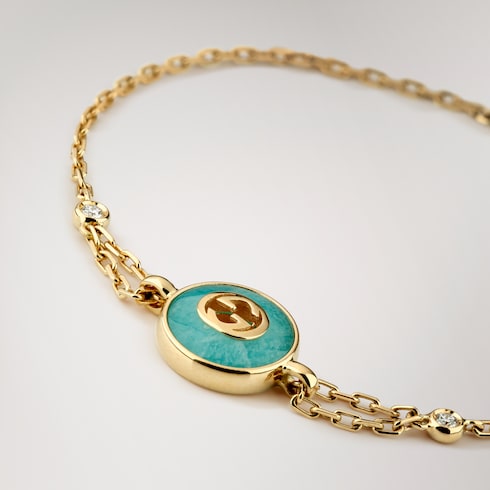 Bracelet chaîne 18 carats Gucci Interlocking