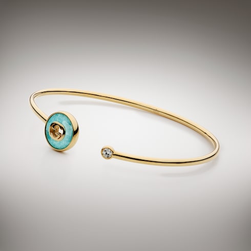 Gucci Interlocking Armreif 18 Karat