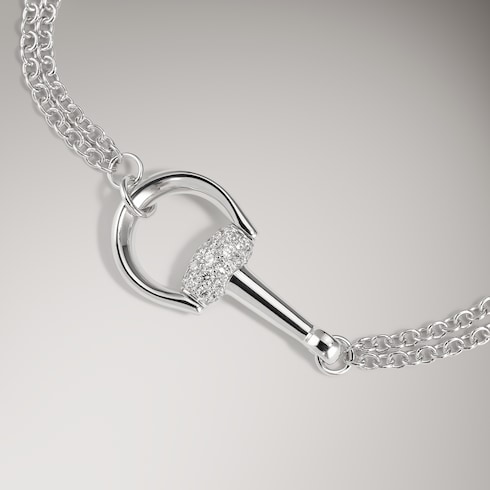 〔ホースビット〕18K ダイヤモンド ブレスレット