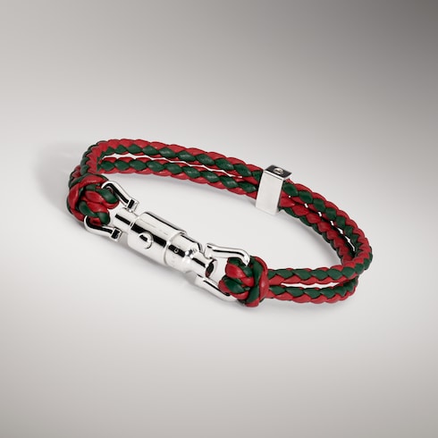 Geflochtenes Armband mit Kolbendetail