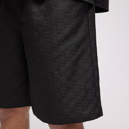 Short de mezcla de lino y lona GG