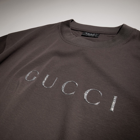 Cotton jersey T-shirt with print