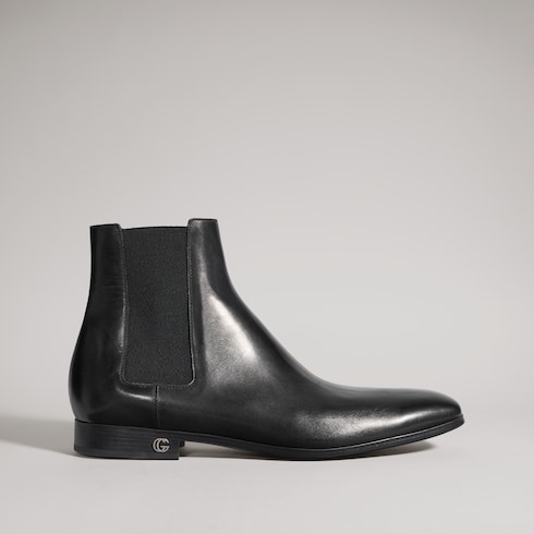 Botín para hombre con inserción elástica