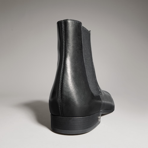 Botín para hombre con inserción elástica
