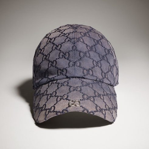 Embroidered cotton canvas baseball hat