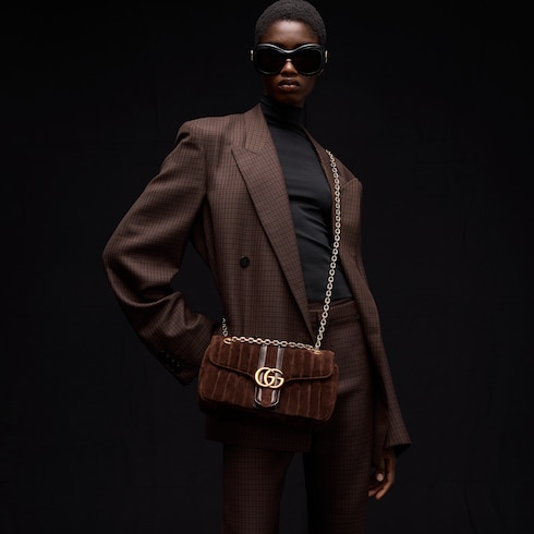 Bolso de Hombro Jetset GG Marmont Mediano