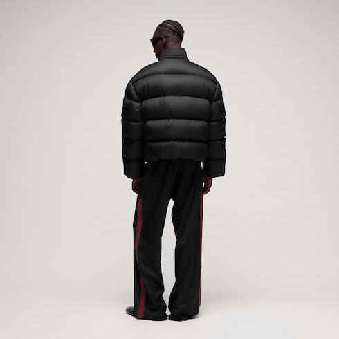 Lightweight padded polyester zip jacket