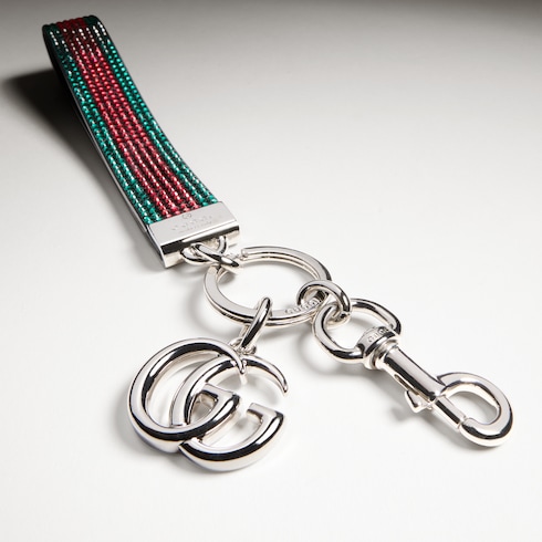 Crystal key chain with Web