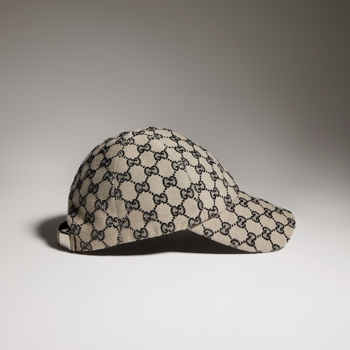 GG canvas baseball hat with crystals