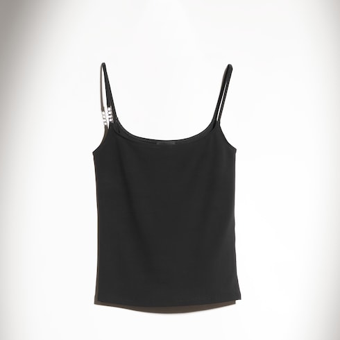 Viscose crêpe jersey top