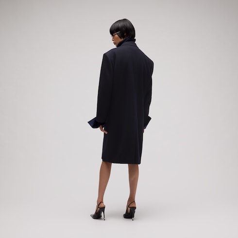 Manteau en laine feutrée douce