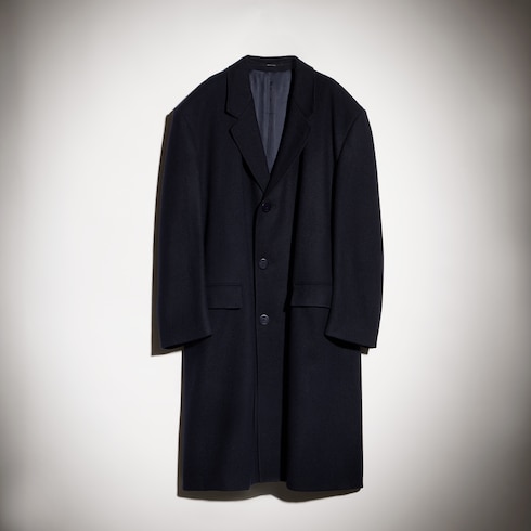 Cappotto in morbida lana feltrata