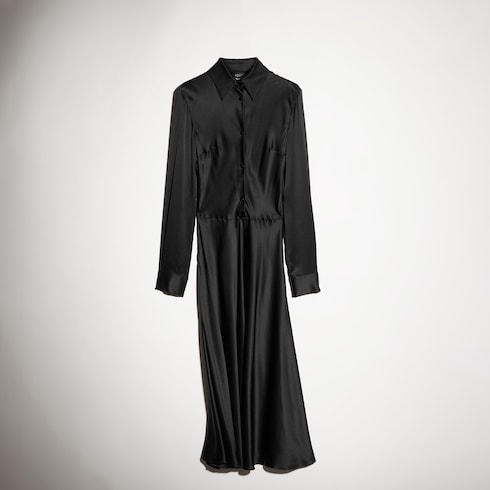 Silk satin dress