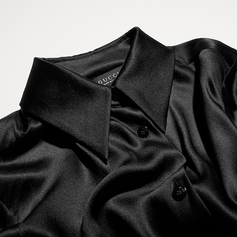 Silk satin dress