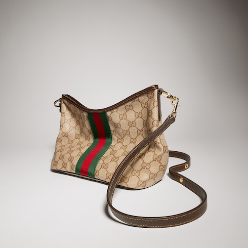 Mittelgroße Schultertasche mit Web