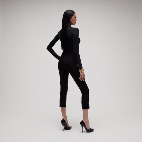 Stretch jersey pants