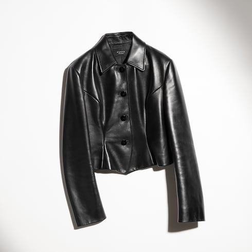 Jacke aus weichem Nappaleder