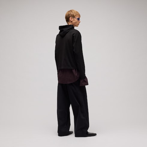 Kapuzenpullover aus Baumwolljersey