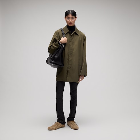 Mantel aus technischem Baumwoll-Twill