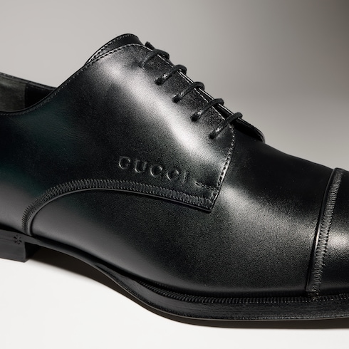 Chaussures à lacets pour homme avec logo en relief