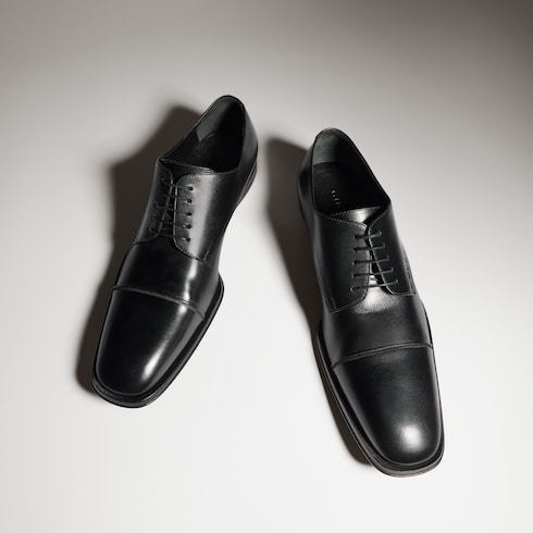 Chaussures à lacets pour homme avec logo en relief