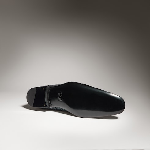 Men's python lace-up shoe