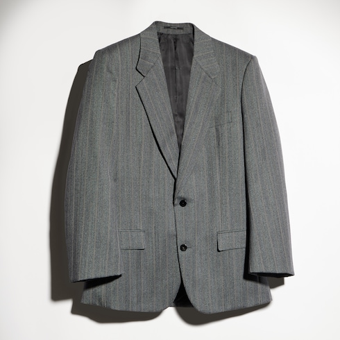 Pinstripe wool jacket