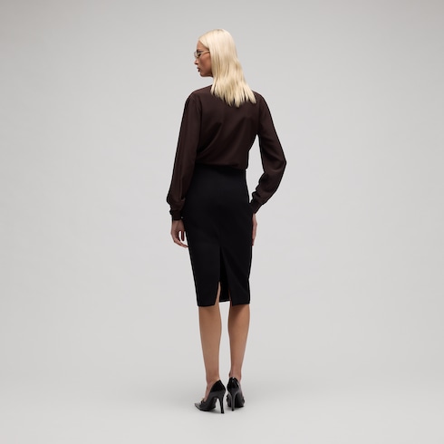 Camicia in crêpe de chine di seta