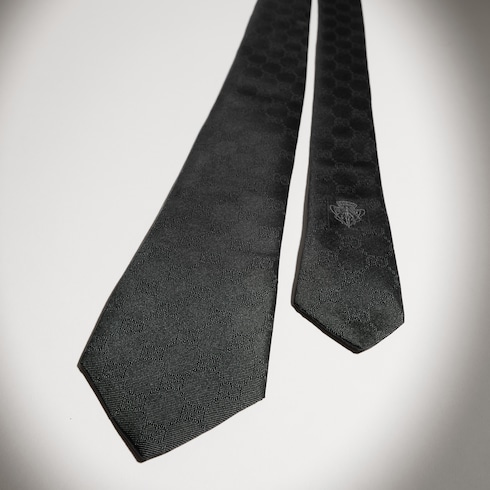 Cravatta in seta jacquard GG