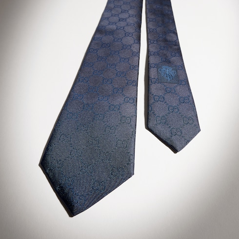 Cravatta in seta jacquard GG