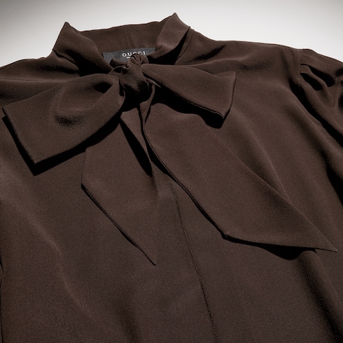 Silk crêpe de chine shirt