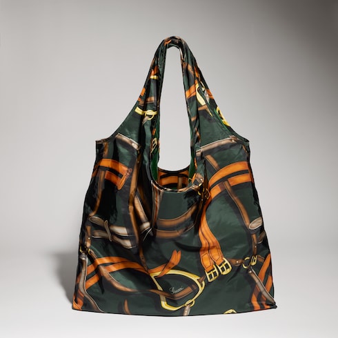 Großer, faltbarer bedruckter Shopper